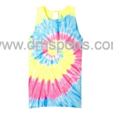 Multicolored Tie Dye Singlet Manufacturers, Wholesale Suppliers in USA